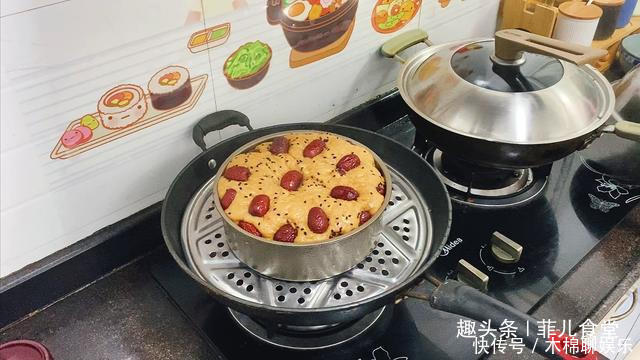 一料|蒸发糕时,只放酵母就错了,多加一料,发糕蓬松香甜,无酸味