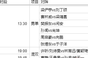 混双|全运乒乓赛程：今日进行单打8强战，混双将产生决赛名单！