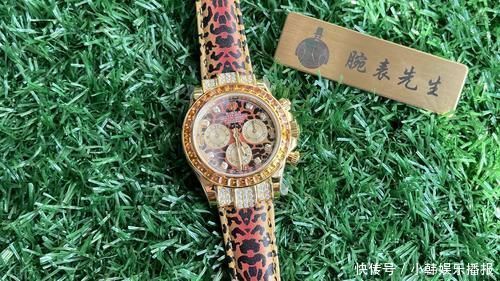 钻石|腕表先生讲表:豹纹与劳力士的碰撞——改装限量版豹纹迪通拿116598