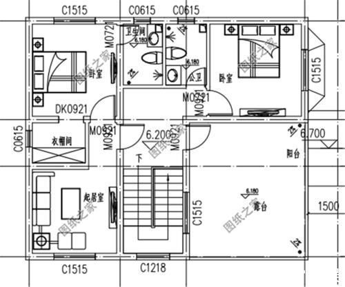 户型图|农村小户型自建房设计图，第3套进深8米，造价十万左右