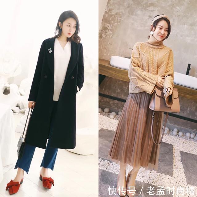 日常穿搭|微胖女生的秋季日常穿搭,针织衫搭配阔腿裤,时尚又有女人味