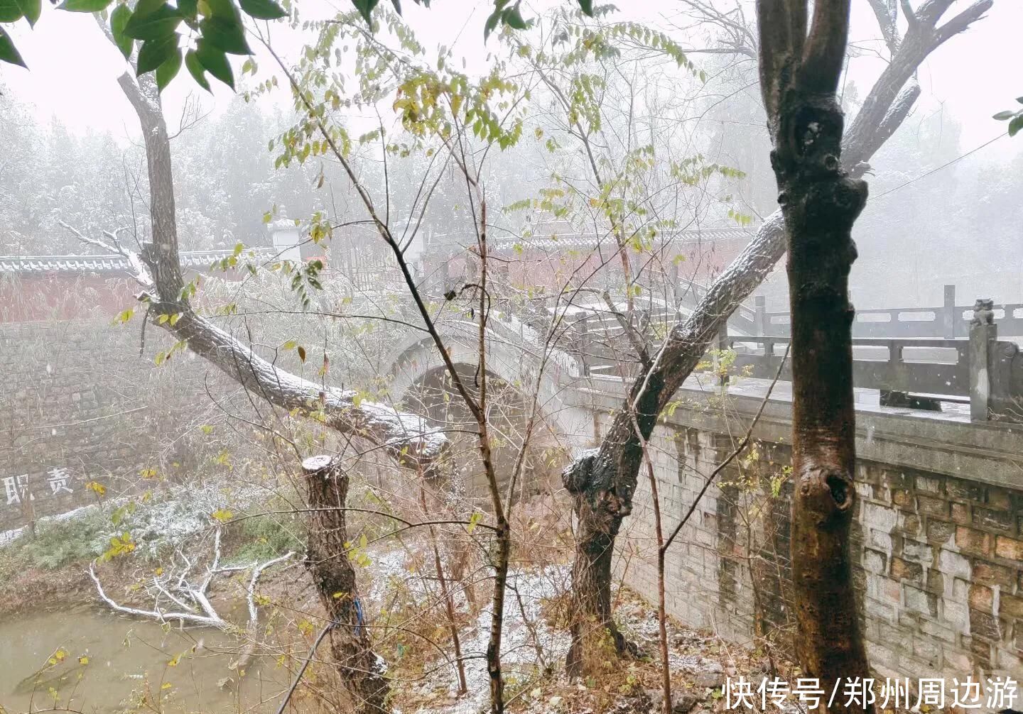 雪落|诗歌：雪落禅院