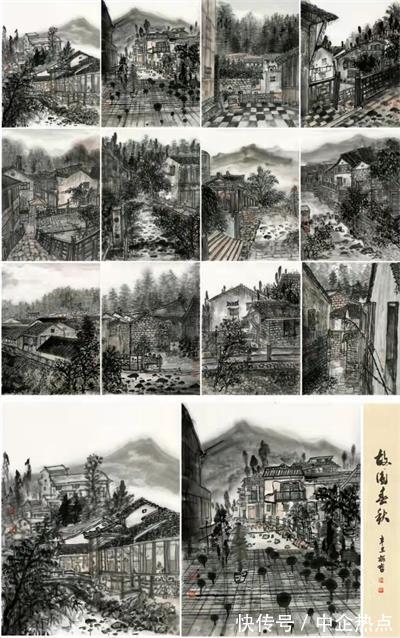 艺术人生#名家专访/画家梅哲用彩墨丰盈艺术人生