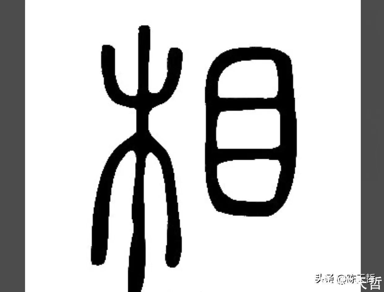 草书!“相”字草书字法,怀素四个两个差异巨大,其中一个似“求”字