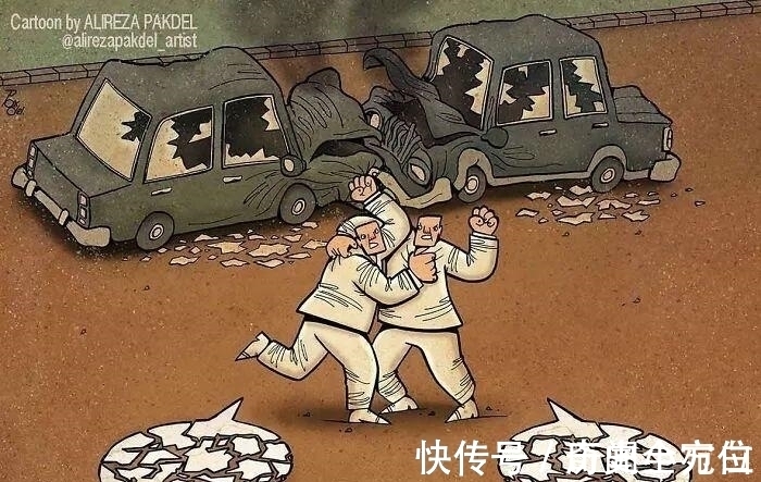 人性|17幅描绘人性的插画,赤裸裸的现实,刺痛我们的神经