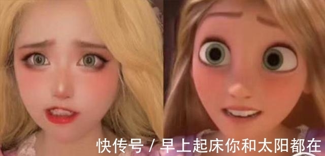 艾莎公主|小柔一人COS多名迪士尼公主,成功“突破”次元壁,比原版还逼真