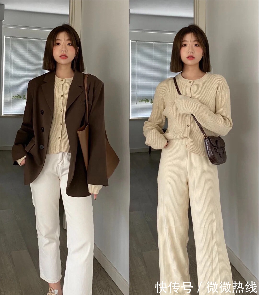 韩系 我get到了韩系穿搭的精髓,“混搭+大地色”,简约气质超有范儿!