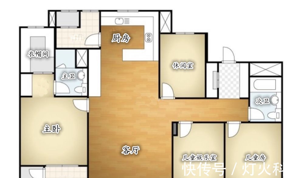 套房子|沙发茶几可以淘汰了,不要客厅自由活动,反正一年到头也没人串门