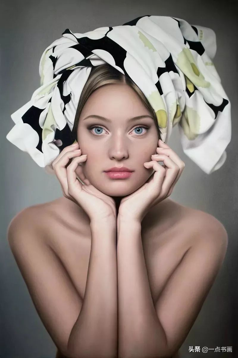 艺术家$瑞典女艺术家 安娜·哈尔丁·莫尔 写实作品欣赏