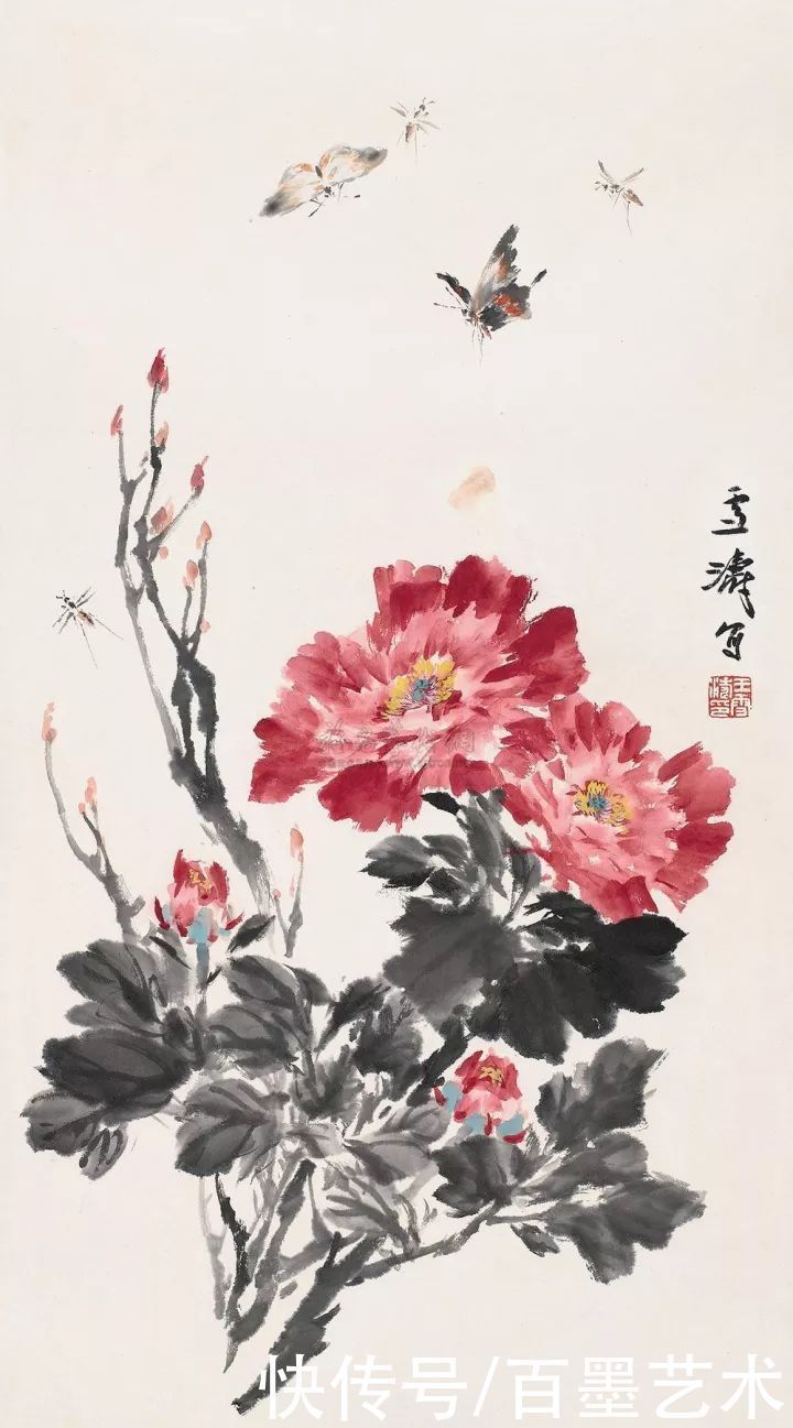 小写意|唯有牡丹真国色！小写意牡丹画150幅，美醉了