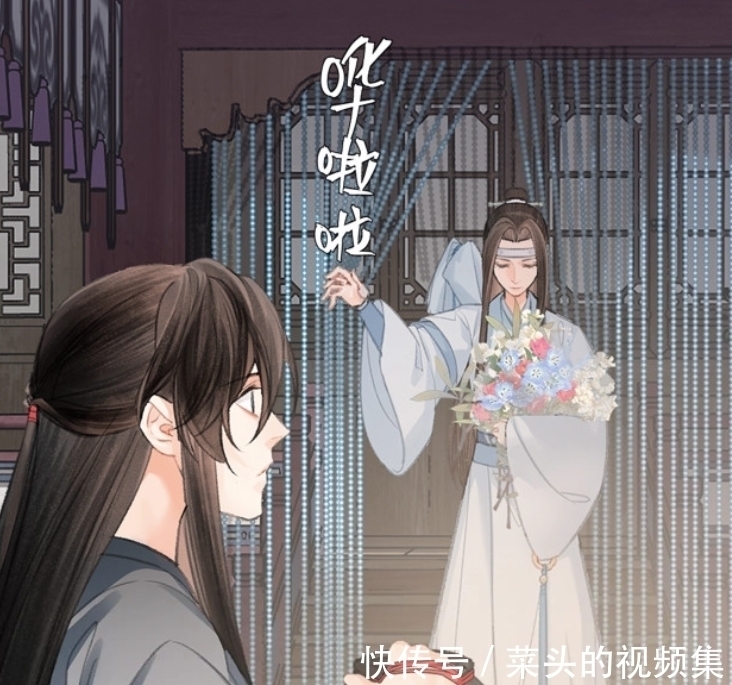 花仙子|《魔道祖师》漫画，魏无羡恶作剧，蓝忘机变“花仙子”