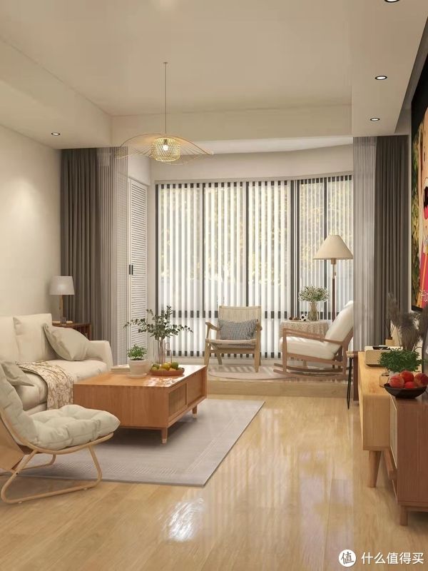 地毯|客厅设计灵感库，有吊顶、白墙、地毯，跟“网红装修”反着来