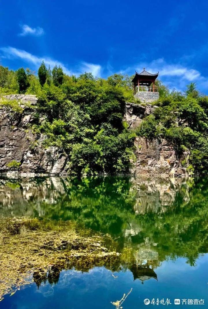 设若|初秋的济南南部山区，拍出了九寨沟的感觉，这是泰安后花园吗？