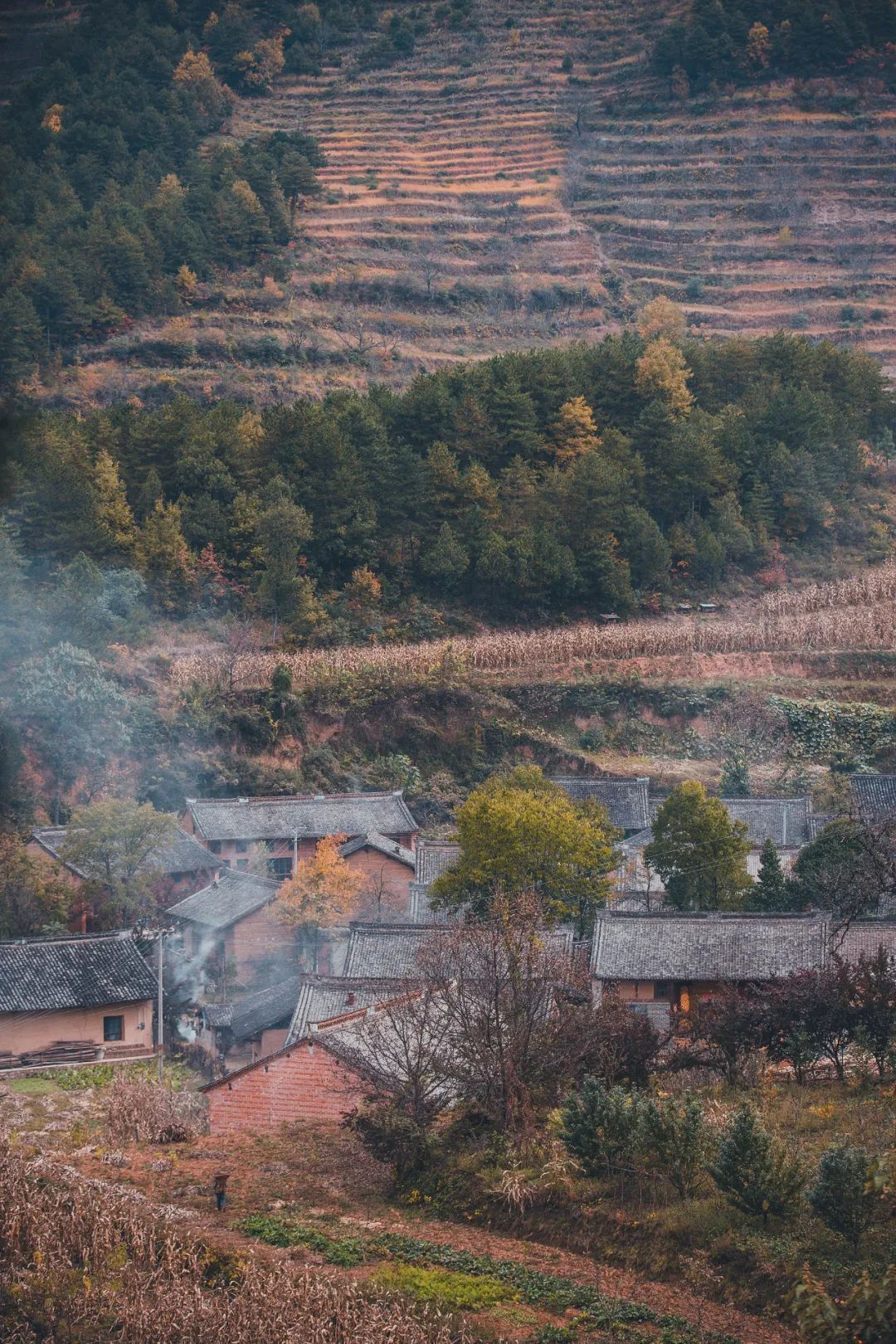 秦岭秘境新发现——留坝许家山，藏在陕南的关中古村