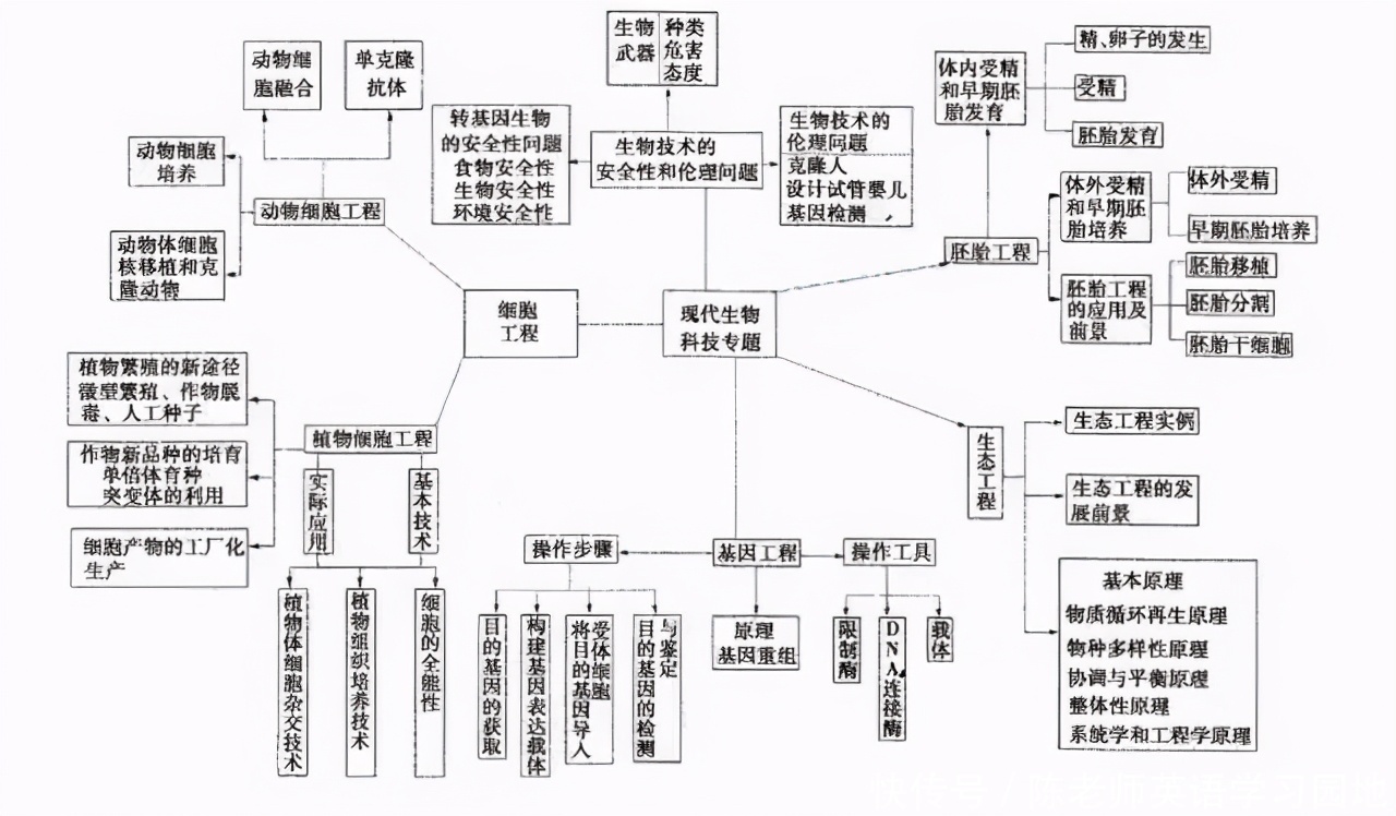 汇总|九科全！2020年高考各科思维导图全汇总，高中三年都适用！