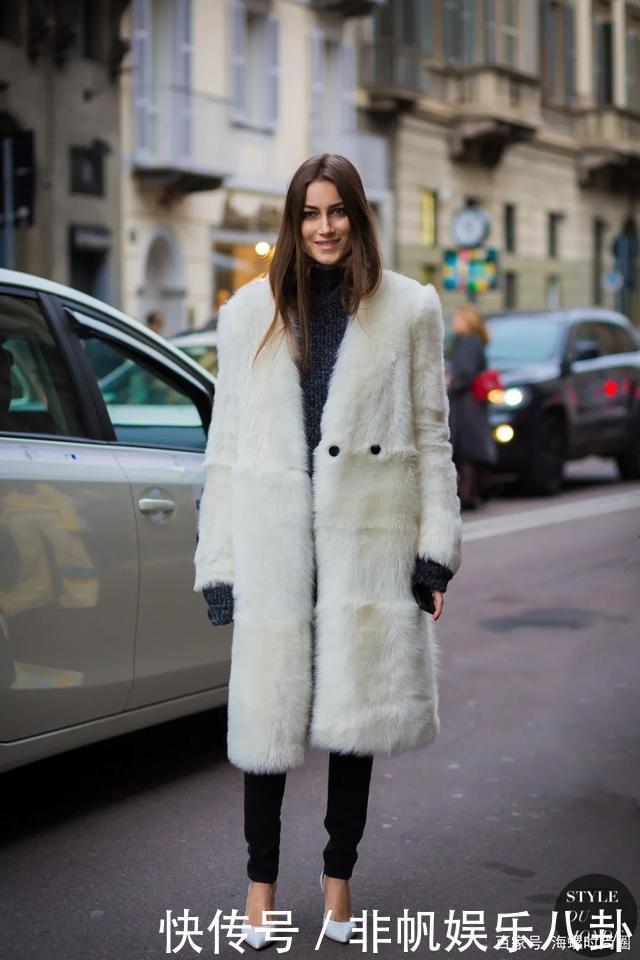 大衣,还是白色最气质!
