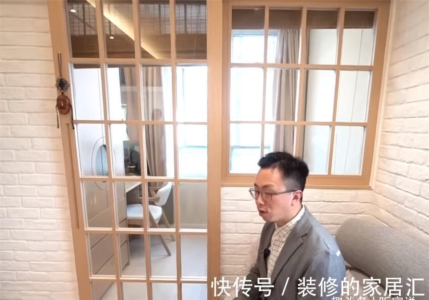 收纳|退休夫妇买下35㎡养老房,一室改两室,将蜗居变成温馨中式家