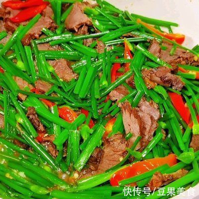 巨下饭|#巨下饭的家常菜#韭菜花炒酱牛肉