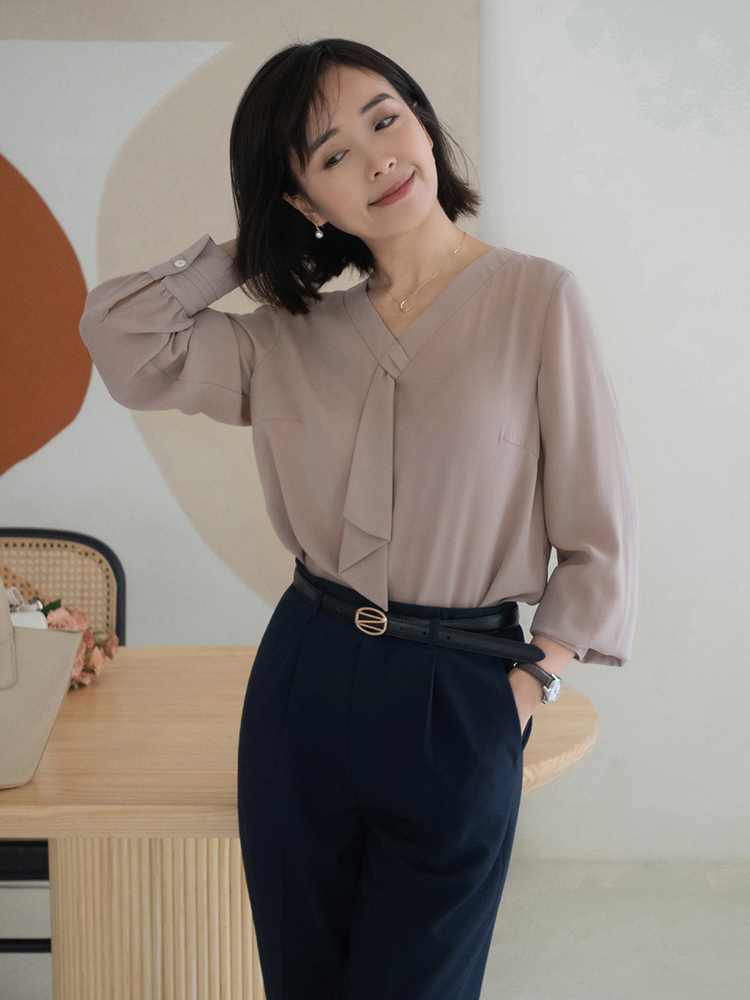 阔腿裤 秋天不一定要穿卫衣,衬衫一样很高级,这些搭配干练又洋气