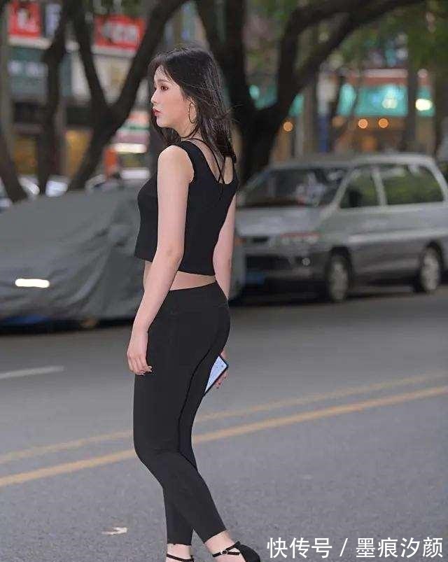 女神 女神打底裤穿搭,露腿的穿搭组合很加分,轻松舒适!