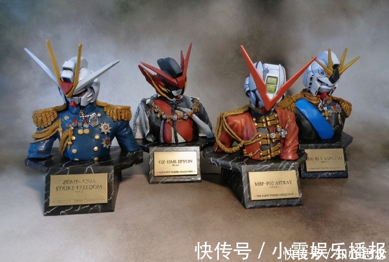 胸像|模玩控:高达拟人胸像改造,巴巴托斯、命运、独角兽哪款是你的最爱?