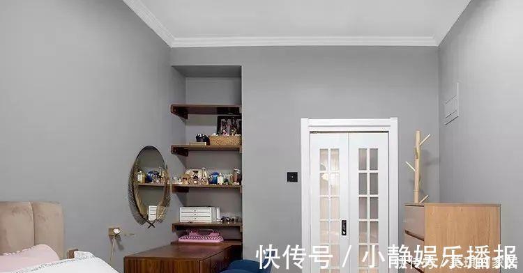 衣帽间|47㎡长条形单身公寓,小空间大利用,还挤出一个衣帽间