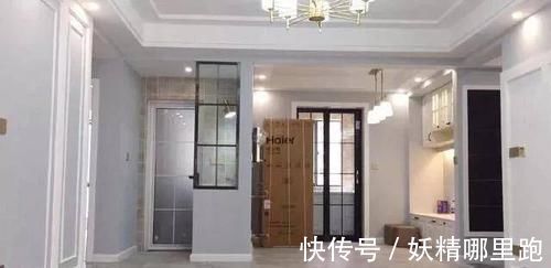 洗衣机位|装修终于完工总体花了10万左右,电视墙太喜欢,餐厅还做了卡座