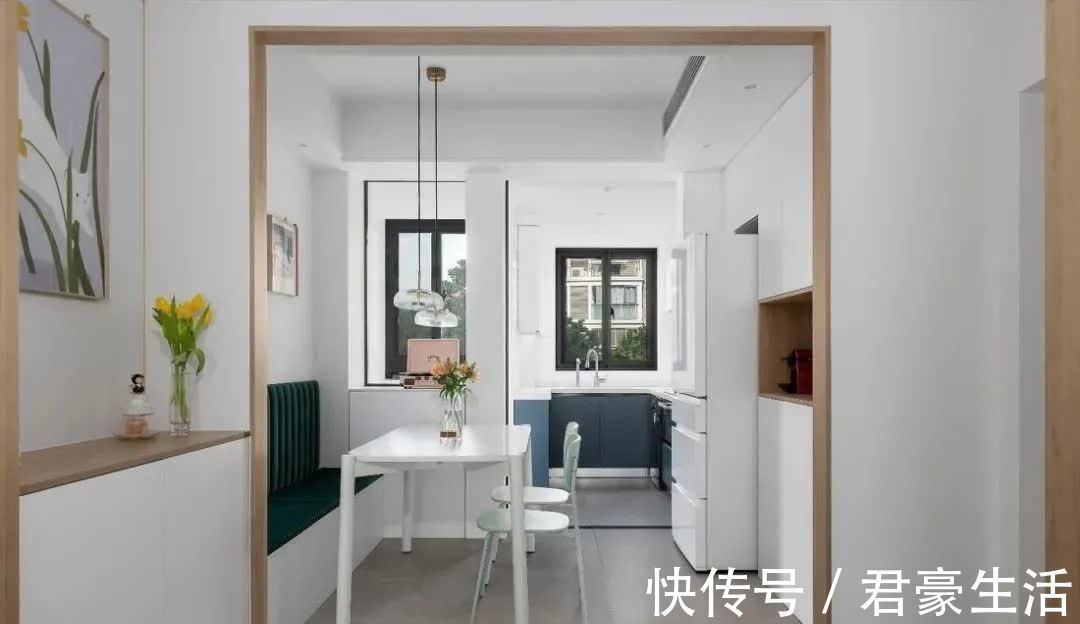 丰富感|100㎡简约北欧风，效果简洁大气又有韵味，收纳功能还强大！