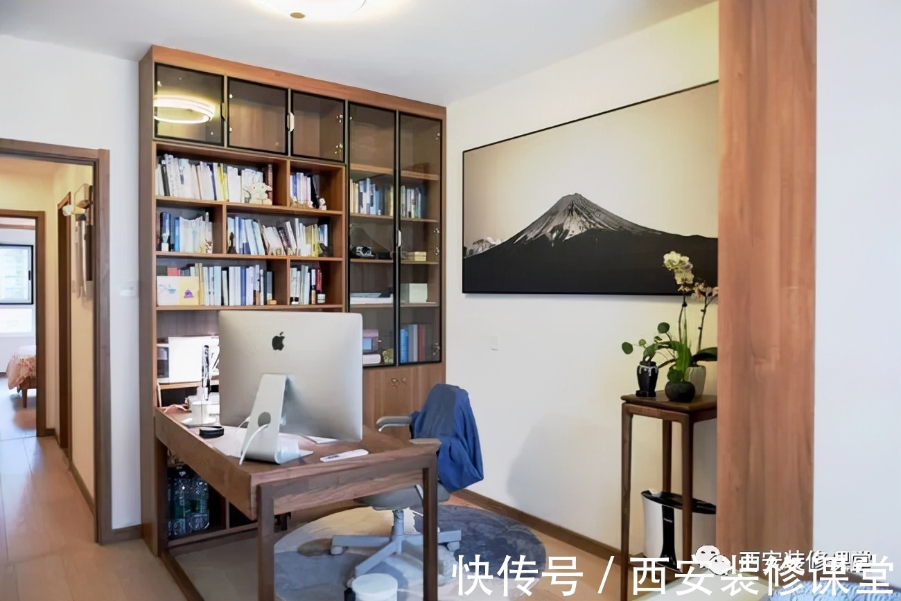 水吧台|85㎡两室新家,打造日式婚房