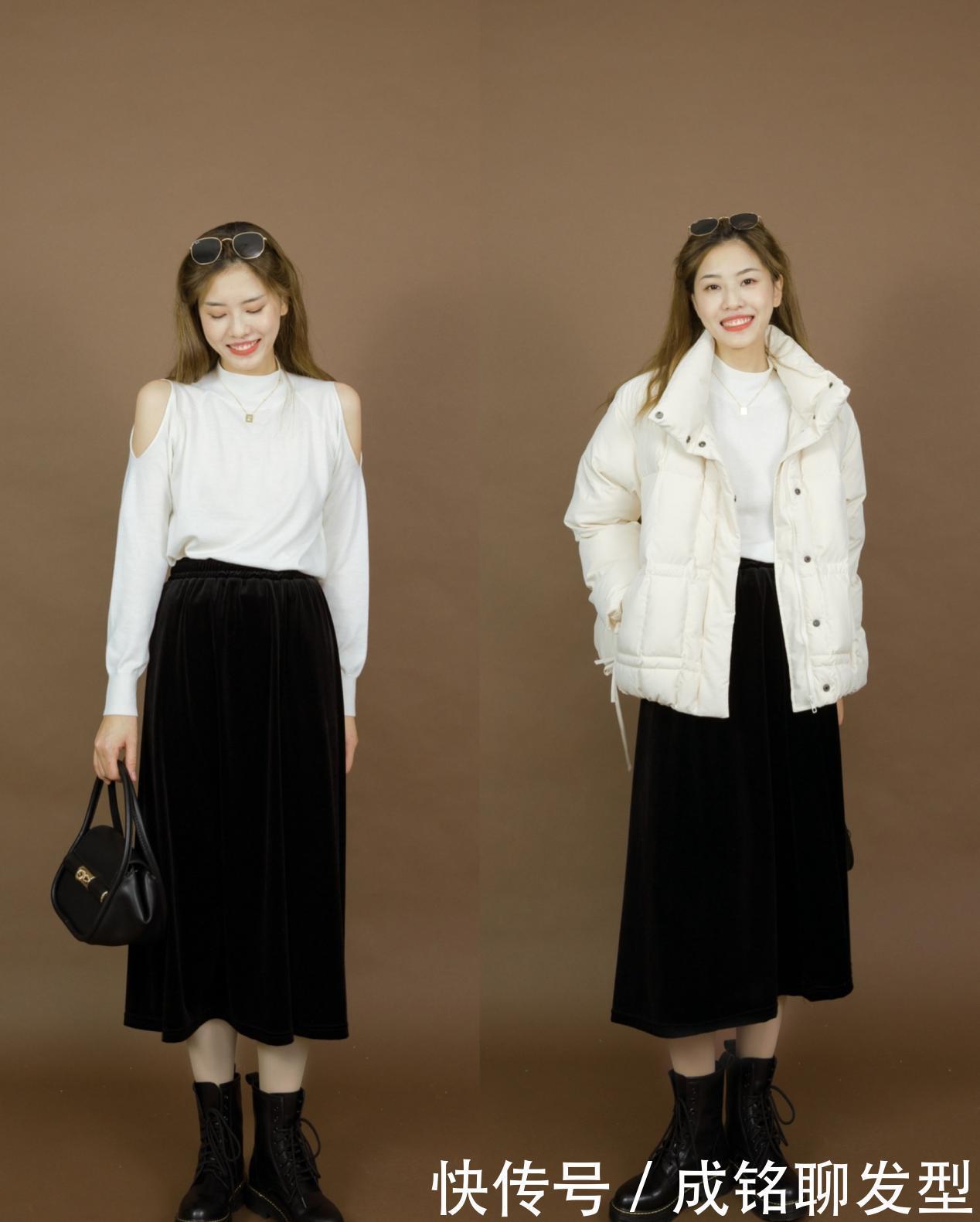  学会|冬天穿裙子也很美，选对款式学会冬装搭配，保暖时尚又显贵气