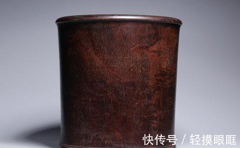 典雅&清代,紫檀素面笔筒