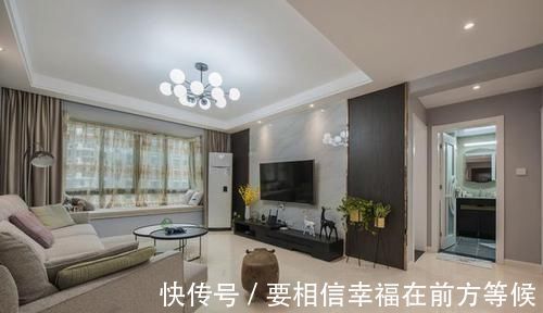 客餐厅|晒晒正在通风中的新房，全屋装修花12万就搞定了，确实值且不输人