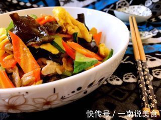 营养丰富的家常菜，木须肉，荤素都有，健康美味下饭，零难度！