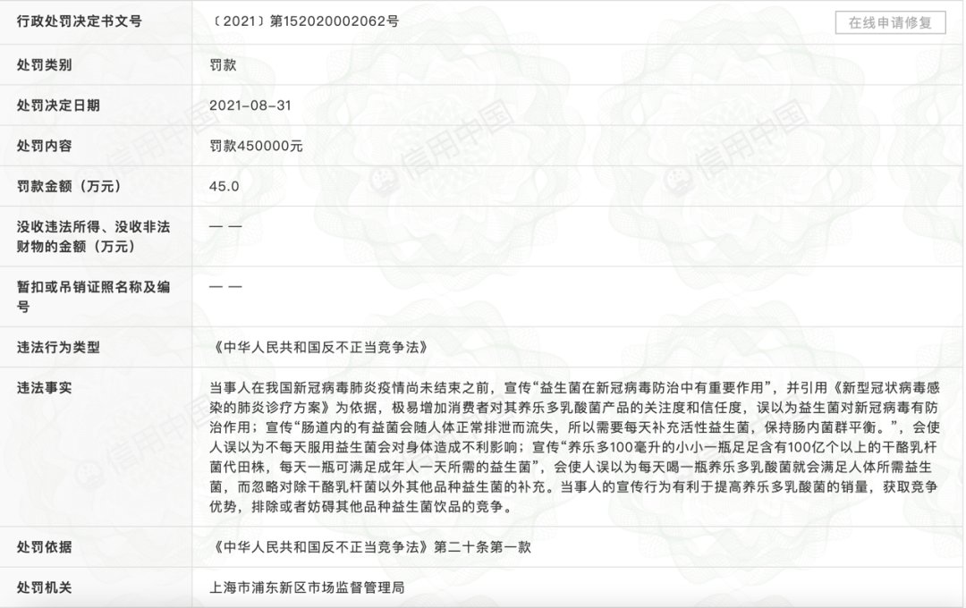 防治|日销750万瓶的乳业巨头受罚！蹭新冠病毒防治热点，被认定不正当竞争，网友：什么瓷都敢碰
