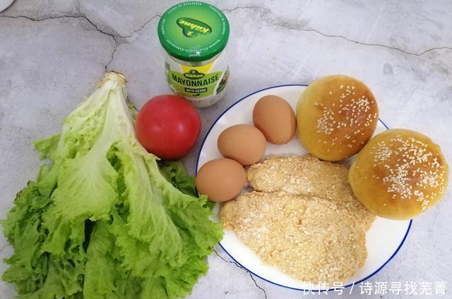 好吃|汉堡这样做,简单快手,一口下去满满都是料,比外卖好吃多了