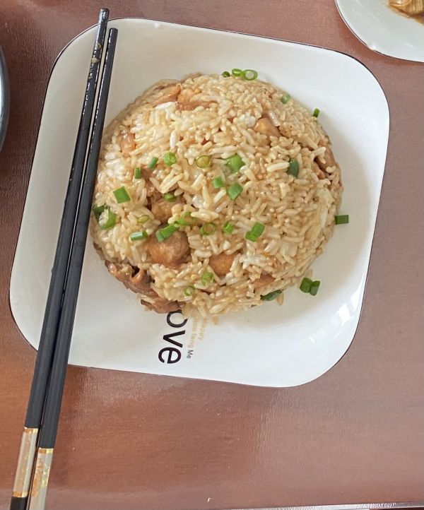 双椒鸡腿饭