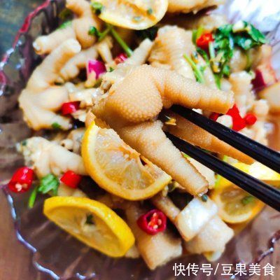 最爱的柠檬百香果泡鸡爪|#夏日开胃餐#夏天最爱的柠檬百香果泡鸡爪