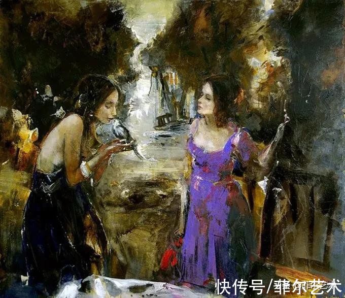 雷兹尼琴科！乌克兰著名画家谢里·雷兹尼琴科人物油画作品欣赏