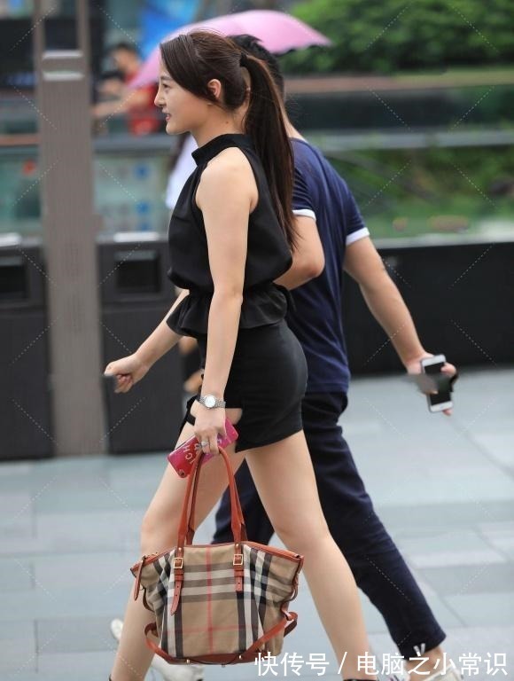 衬衣 黑色穿搭,无袖挂颈配包臀裙,成熟美丽又不失时尚,太美了!