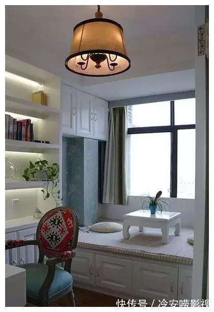 电视背景墙|108建面美式风格装修完工,老婆一人操持,看看装修品味什么水平