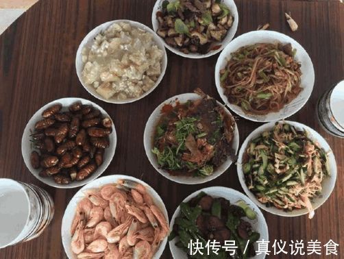 去对象家吃饭,一桌子菜很丰盛,有一道菜我却不敢吃,你来看看