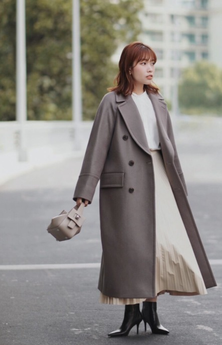 穿搭|今年火了一种外套:叫过膝大衣,不但保暖还遮肉,爱了!