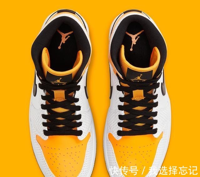 laser orange 超高辨识度！白橙Air Jordan 1 Mid首度释出！