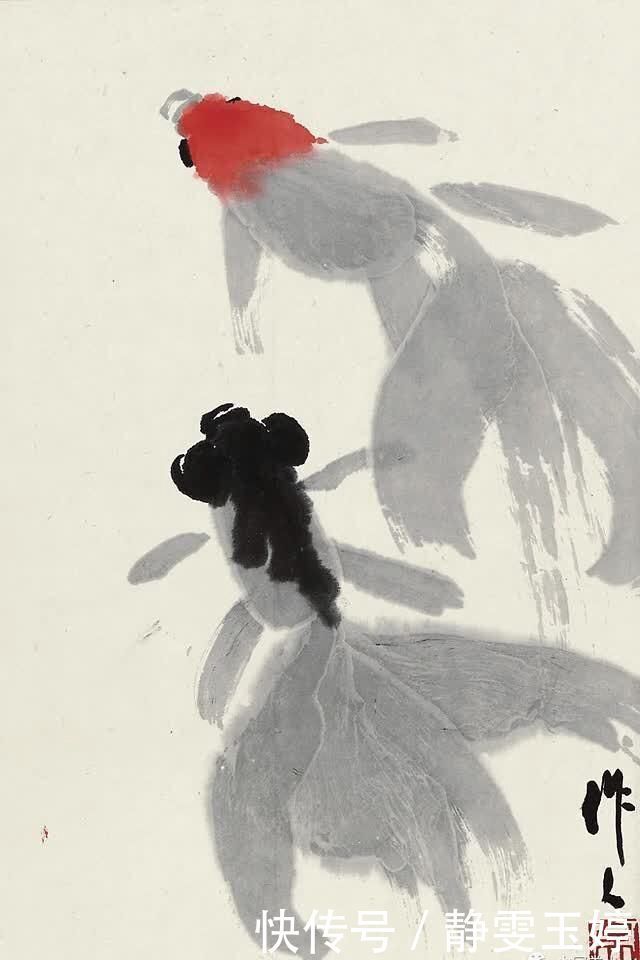 画家|吴作人教你画金鱼风格是画家自己的面貌,既不故弄虚玄,也不套袭仿效