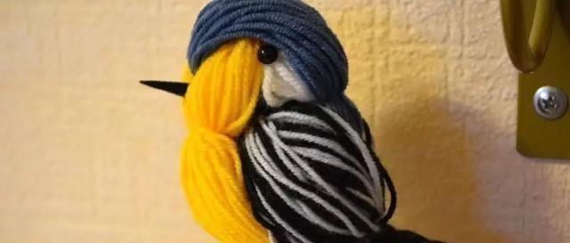 diy|织毛衣剩下一点毛线，留着做什么DIY小鸟玩偶吧，孩子可喜欢了