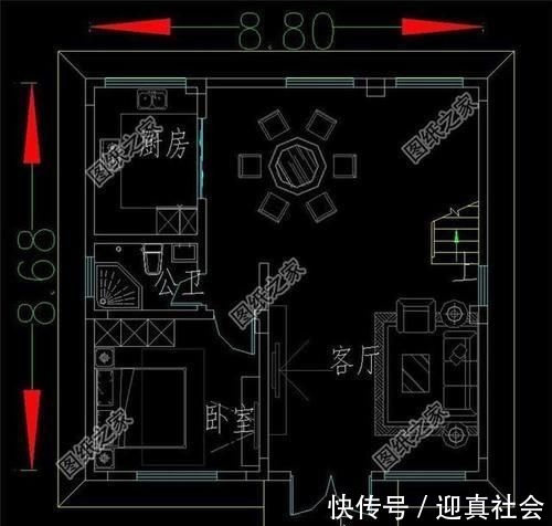 卧室|适合农村75平宅基地的自建房图,总有一款是你的心头好