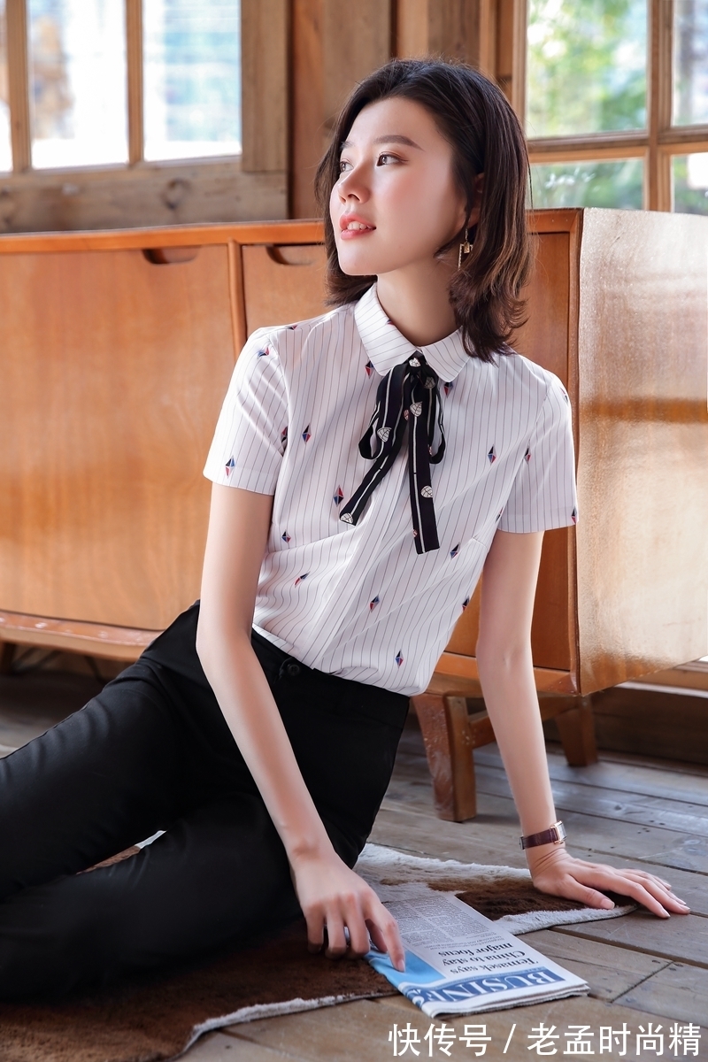 女士 穿衬衫的女士,真好看时髦又高级!