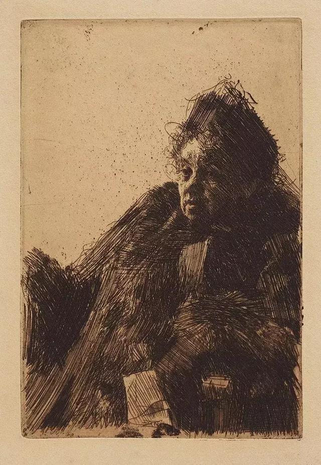 素描$20世纪初北欧著名素描大师,寥寥数笔就能捕捉到人物的神态,被誉为“线条的指挥家”