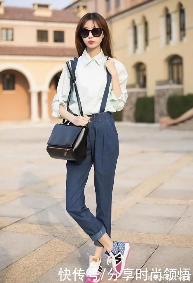 蝙蝠衫|逛街时，休闲衣服怎么搭配裤子和鞋子更时尚，这几种可以尝试一下