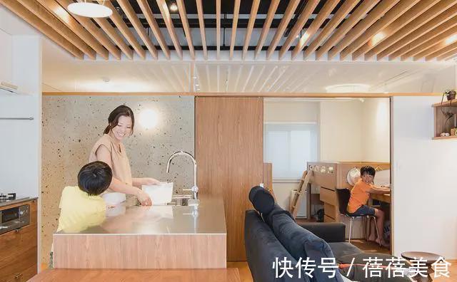 装修|74㎡四口之家的住宅装修,温暖、安静、自然